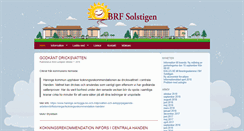 Desktop Screenshot of brfsolstigen.se